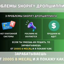 Дропшиппинг Shopify (готовый бизнес онлайн)