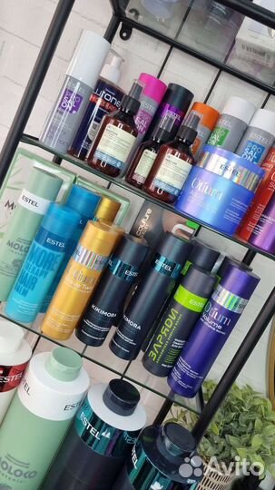 Шампуни, бальзамы, маски, спреи, масла и тд. естел
