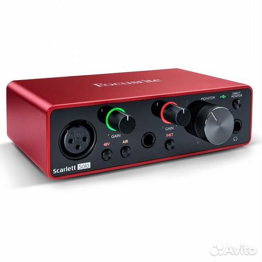 Внешняя звуковая карта Focusrite Scarlett Solo 3rd