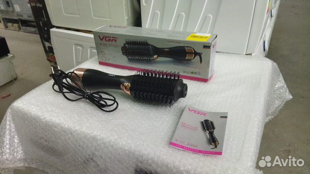 Профессиональный фен щетка расческа V-492