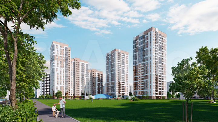 2-к. квартира, 62,8 м², 14/25 эт.