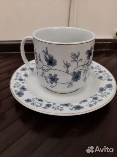 Чашка- гигант с блюдцем