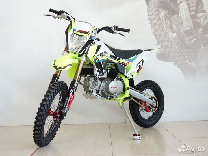 Мотоцикл motoland MX140 (2020 Г.) pitbike Витрина