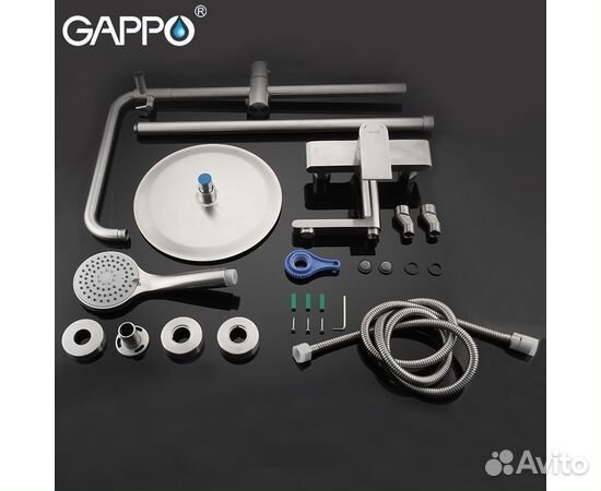 Душевая стойка со смесителем gappo G2499-20