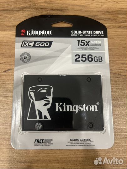 Новый SSD Kingston KC600 256GB оригинал