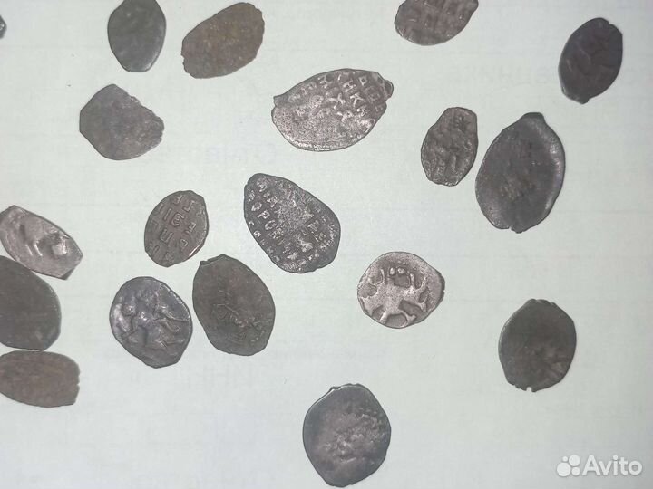 Монеты 16-17 век серебро 31 шт