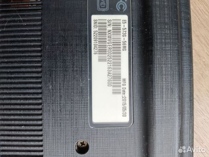 Ноутбук Acer Aspire 15