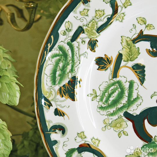 Коллекционная тарелка Mason's из серии Chartreuse