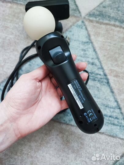 Комплект PS3 Move. Джойстик PS Move+Камера