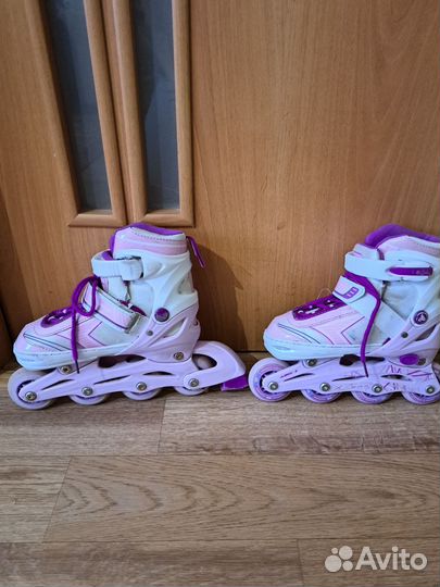 Роликовые коньки детские раздвижные