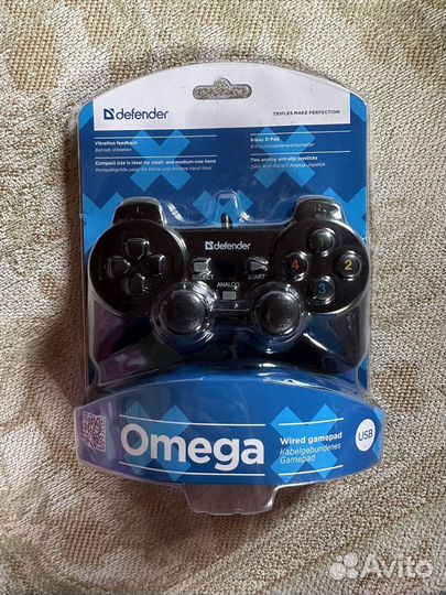 Геймпад новый проводной defender Omega