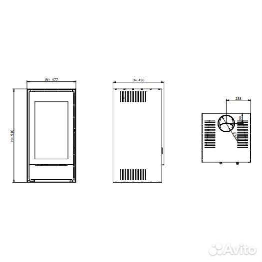 Печь-камин Solzaima Tek System Eco