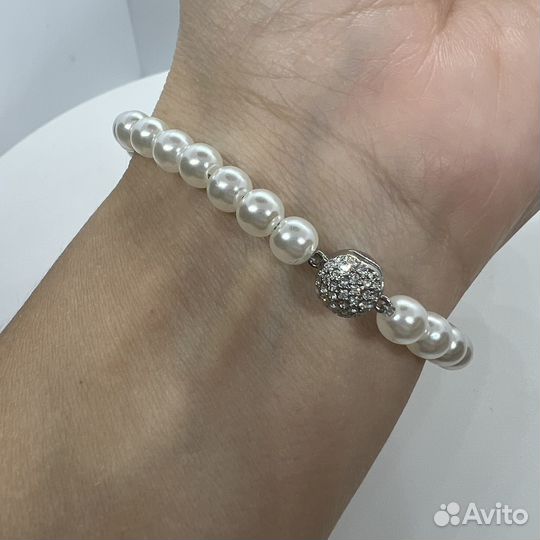 Браслет Swarovski перышко