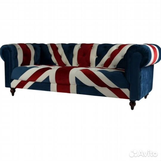 Диван с британским флагом
