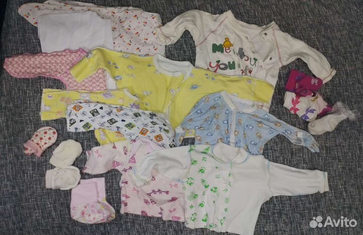 Пакет вещей 0-6 месяцев