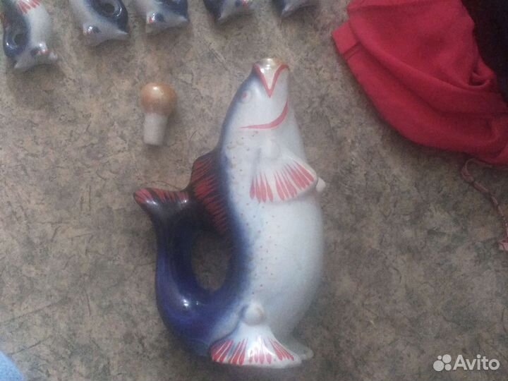 Фарфоровые рыбки СССР