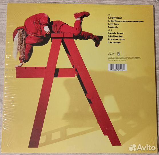 Billie Eilish - цветные альбомы