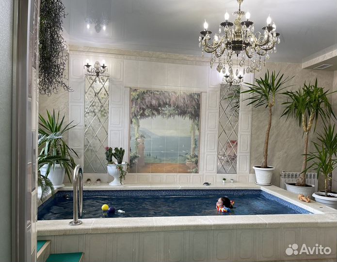 Баня сауна с бассейном