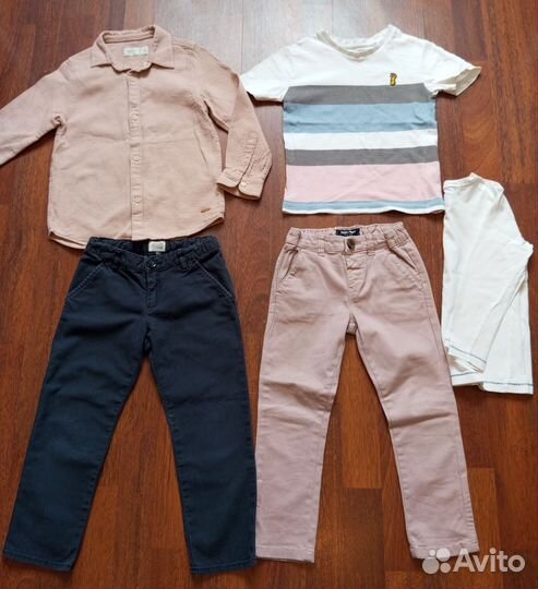 Пакет брендовой одежды для мальчика 104 110