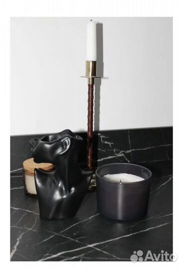 Ваза из гипса в форме девушки