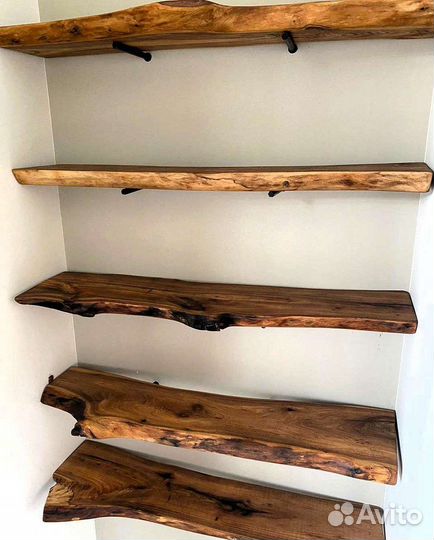 Полка стеллаж из дерева