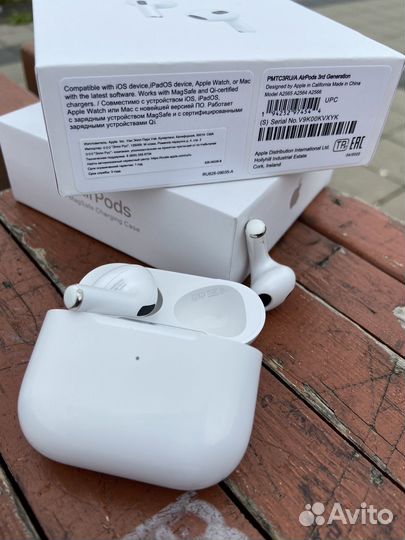 AirPods 3 + Чехол + Гарантия