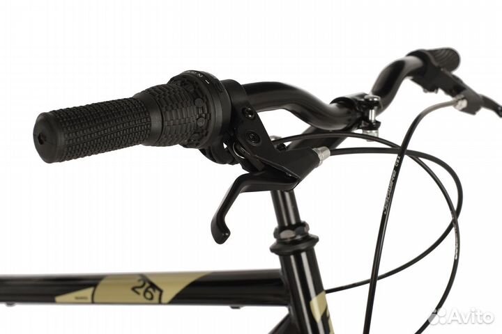 Велосипед Foxx Mango 26 (черный/бежевый)