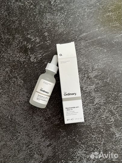 Сыворотка The Ordinary Niacinamide 10% + Zinc 1%