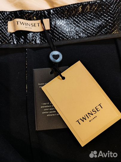 Легенсы экокожа Twinset размер 48-50