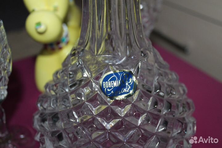 Хрустальная посуда богемия