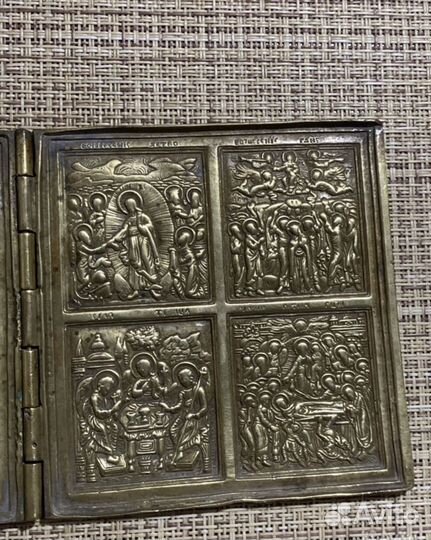 Складень Двунадесятые праздники сибирские(икона)