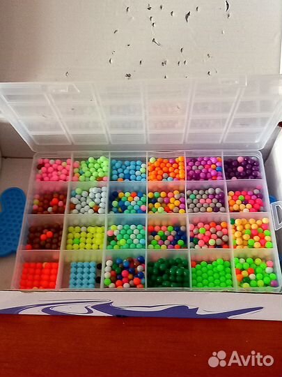 Детская аквамозайка 2400 бусин