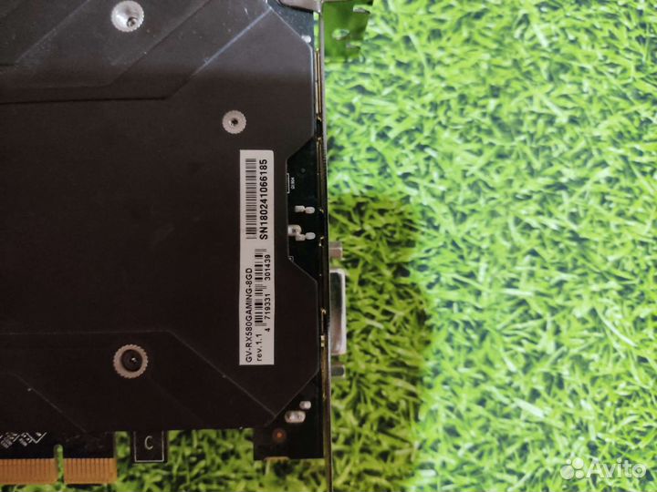 Видеокарта rx 580 8gb Gigabyte