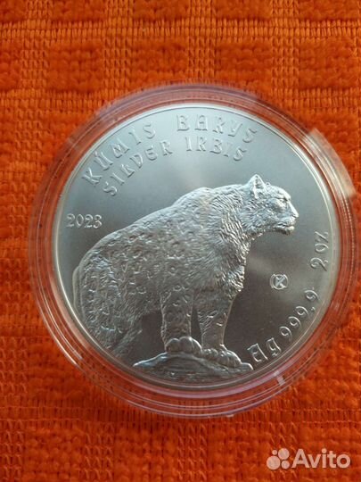 Казахстан тенге 2023г Снежный барс, Ирбис