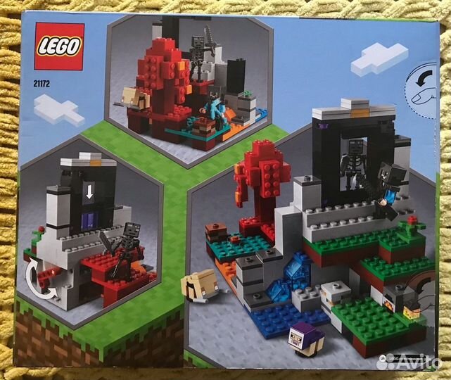 Набор lego Minecraft 21172 Разрушенный портал