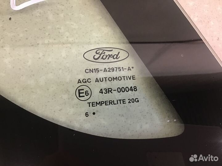 Стекло двери задней левой Ford EcoSport 2014