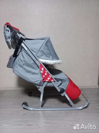 Детские санки коляска ника