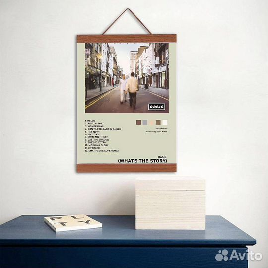 Постер Oasis в магнитной рамке (50х70)