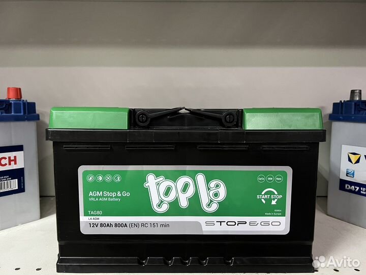 Аккумулятор AGM Topla 95 ah