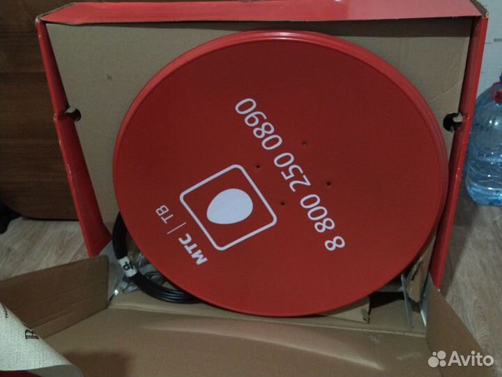 Спутниковая тарелка МТС и спутниковая приставка