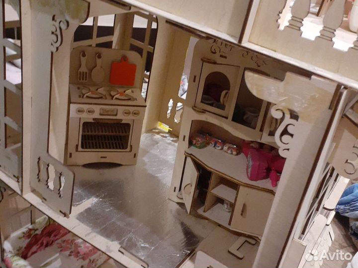 Детский деревянный домик