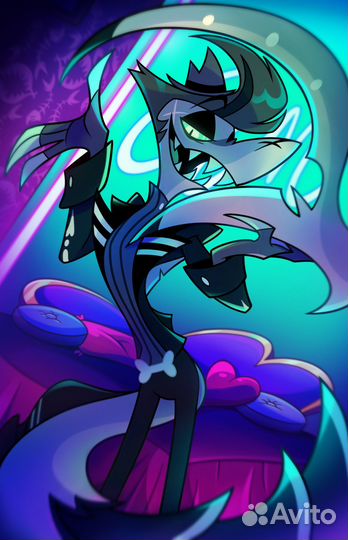 Наклейки (Helluva Boss, Hazbin Hotel)