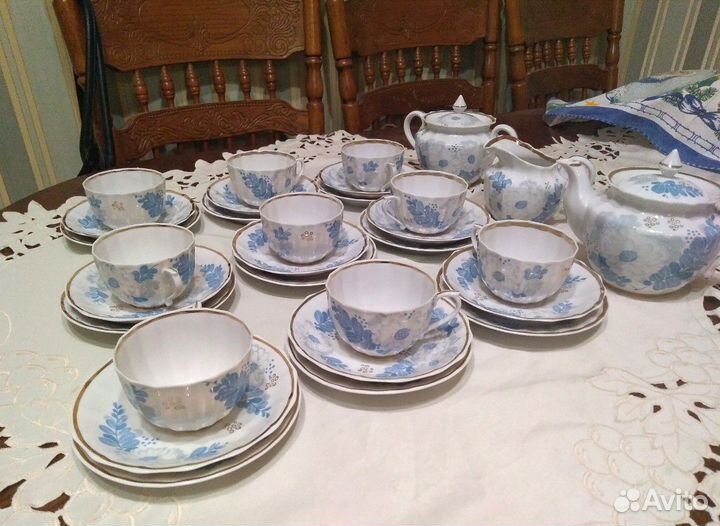 Сервиз чайный на 9 персон Вербилки