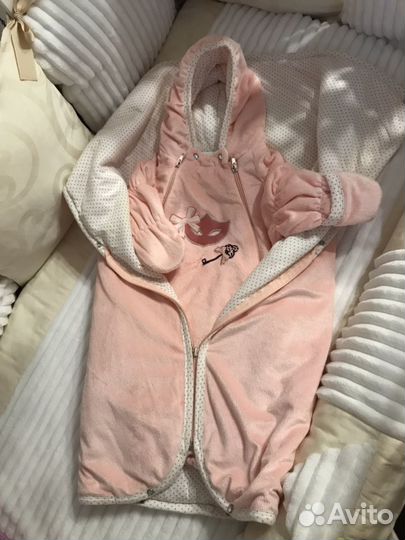 Конверт + плед на выписку