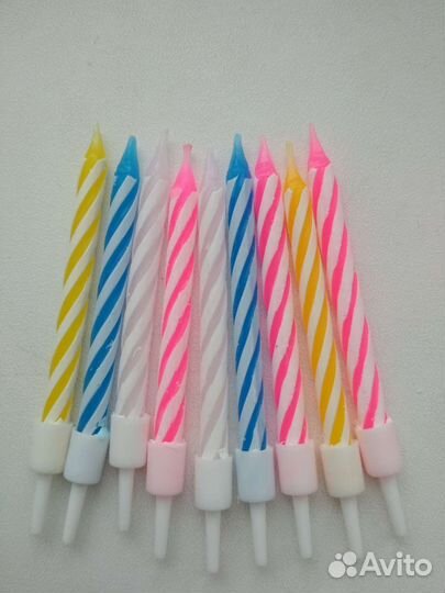 Набор свечей для торта (новый)
