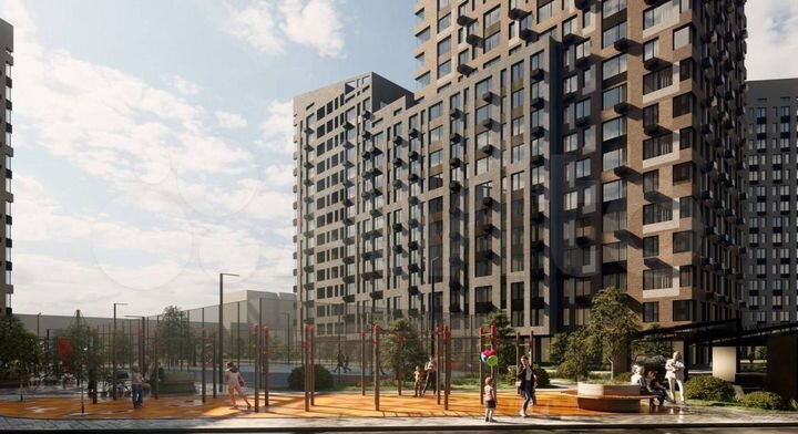 Квартира-студия, 33,1 м², 4/24 эт.