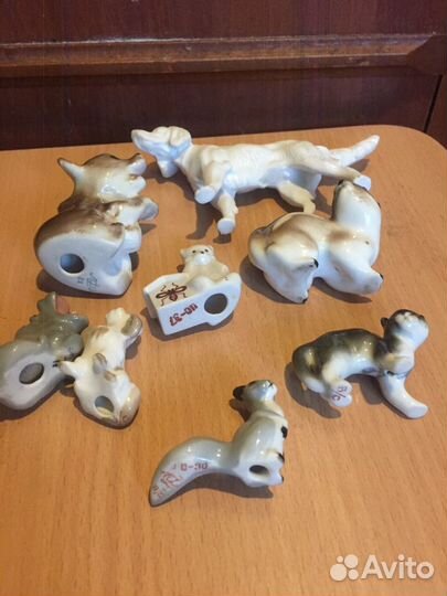 Фигурки животных ретро 50-е