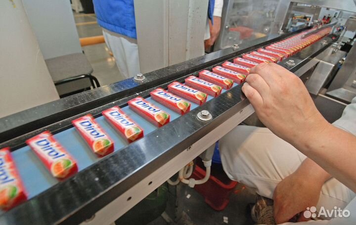 Упаковщик жевательной резинки вахта в Москве