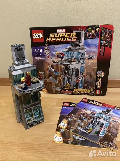 Lego Marvel - Нападение на Башню Мстителей 76038