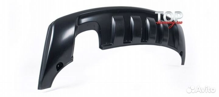 Обвес на задний бампер Volkswagen Tiguan 1